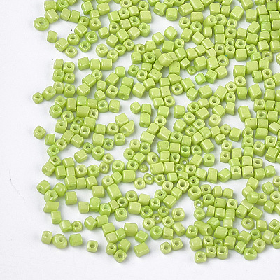 Baking Paint Glass Beads SEED-S023-11A-04-1