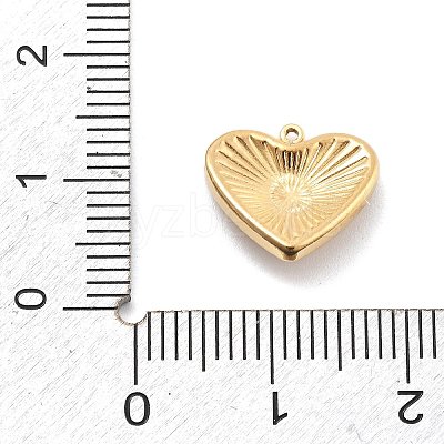 304 Stainless Steel Rhinestone Pendants STAS-R155-035C-G-1