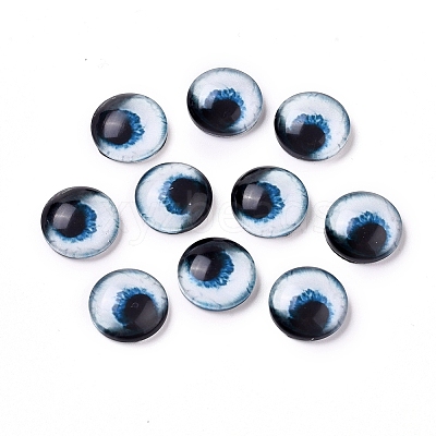 Glass Cabochons GLAA-WH0015-22A-03-1