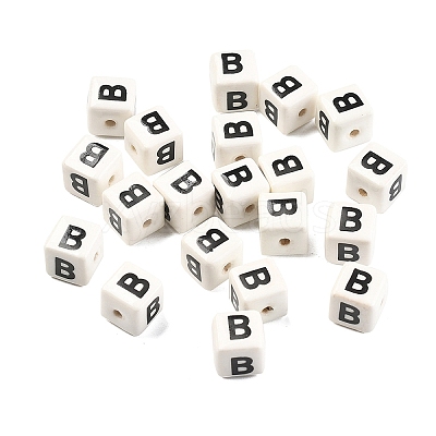 20Pcs Porcelain Beads PORC-FS0001-08B-1
