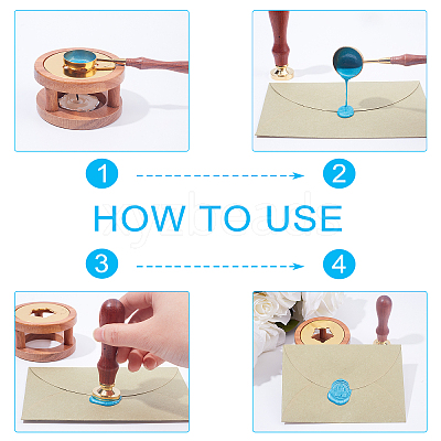 DIY Wax Seal Stamp Kits DIY-CP0003-52I-1