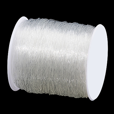 0.8mm Crystal Polyester Threads Transparent Jewelry Bracelet Beading Wire Cords EW-PH0001-0.8mm-02-1