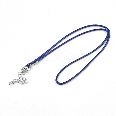 Waxed Cord Necklace Making NCOR-T001-26-1
