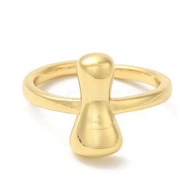 Brass Open Cuff Rings RJEW-U008-06I-G-1