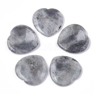 Natural Labradorite Thumb Worry Stone G-N0325-01U-1