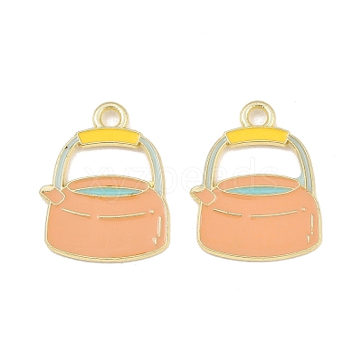 Alloy Enamel Pendants AL-CBA6AEB-05G-01-1