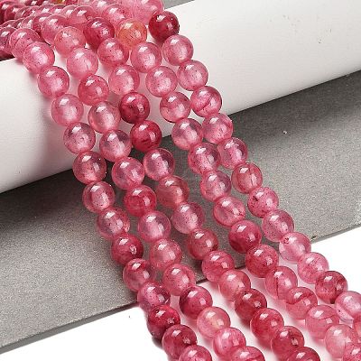 Natural Green Jade Beads Strands G-B128-A06-02-1