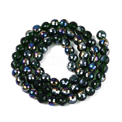 Transparent Glass Beads Strands GLAA-Q107-02A-12-1