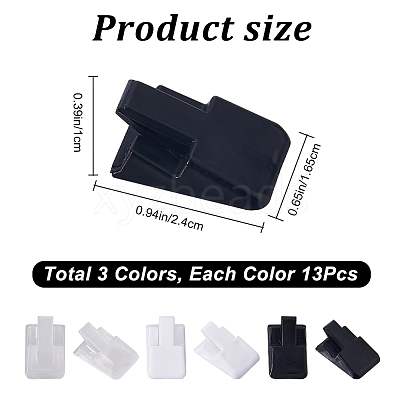 39Pcs 3 Styles Plastic Ring Holder KY-CP0001-04-1