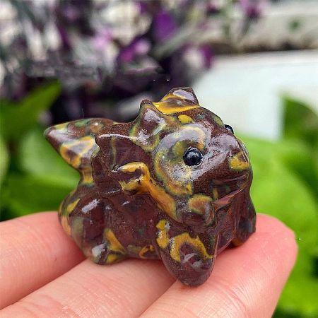 Natural Mookaite Carved Figurines Statues for Home Desktop Decoration PW-WG05555-11-1