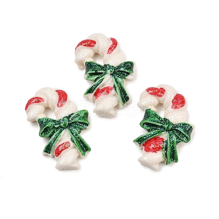 Christmas Opaque Resin Cabochons RESI-XCP0002-66C-1