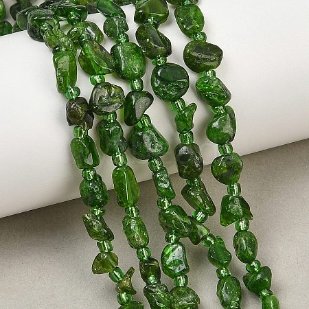 Natural Diopside Beads Strands GG-CBA3A44-C09-01-1