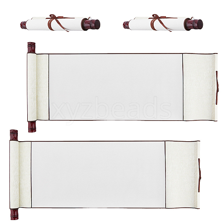 Polyester Blank Painting Scroll AJEW-WH0528-21-1