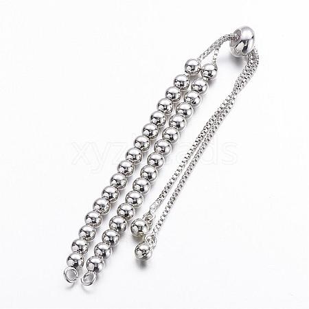 Brass Chain Bracelet Making KK-G291-02P-NR-1