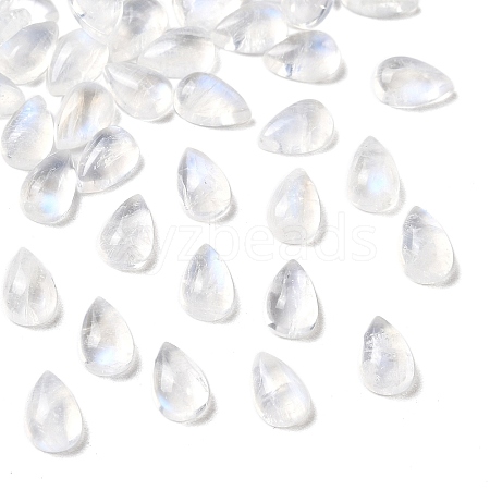 Natural Grade AA Rainbow Moonstone Cabochons G-L616-03A-01-1