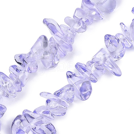 Transparent Glass Beads Strands GLAA-Z009-01G-1