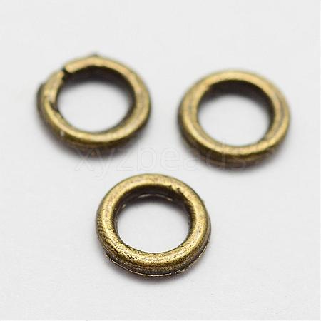 Alloy Soldered Closed Jump Rings PALLOY-P119-03AB-1