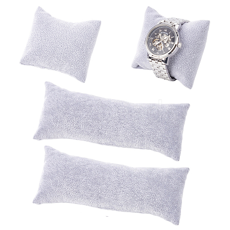  4Pcs 2 Styles Lint Cloth Bracelet Pillow Display AJEW-NB0004-05-1