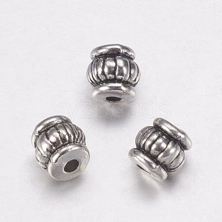 Tibetan Style Alloy Beads TIBEB-Q043-AS-LF-1