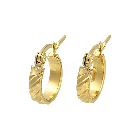 PVD Vacuum Plating 202 Stainless Steel Hoop Earrings EJEW-H003-48G-1