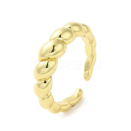 Rack Plating Brass Finger Ring RJEW-C072-03G-1