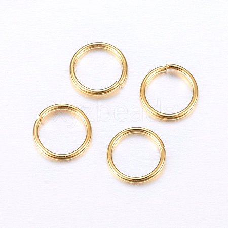 304 Stainless Steel Open Jump Rings STAS-O098-01G-16-1