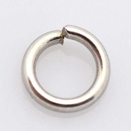 Tarnish Resistant 304 Stainless Steel Open Jump Rings STAS-E067-08-5mm-1