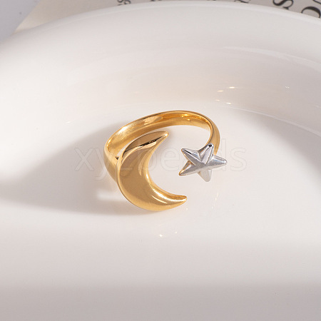 Stainless Steel Cuff Rings for Women OK6471-2-1