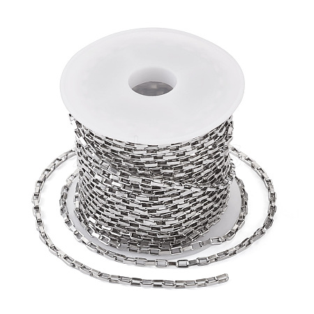 304 Stainless Steel Venetain Chains CHS-TA0001-07P-1