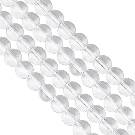 2 Strands Synthetic Quartz Crystal Beads Strands G-GO0001-28A-1