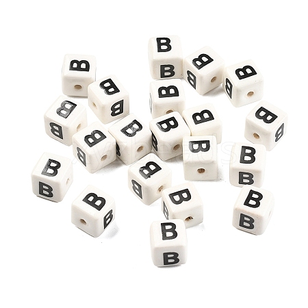 20Pcs Porcelain Beads PORC-FS0001-08B-1