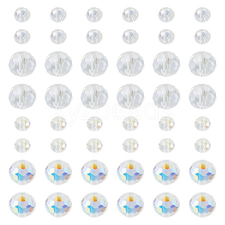 120Pcs 4 Styles Electroplate Glass Beads EGLA-TADJ0001-13A-1