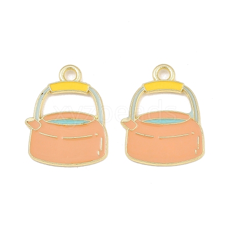 Alloy Enamel Pendants AL-CBA6AEB-05G-01-1