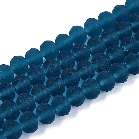 Transparent Glass Beads Strands EGLA-A044-T8mm-MD27-1