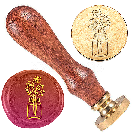Wax Seal Stamp Set AJEW-WH0208-1043-1