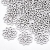Tarnish Resistant 304 Stainless Steel Filigree Joiners Links LS-STAS-T044-40P-1