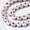 Handmade Porcelain Ceramic Beads Strands PORC-T006-04J-3