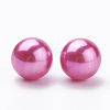 Eco-Friendly Plastic Imitation Pearl Beads MACR-S277-8mm-C06-2