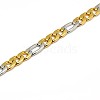 Fashionable 304 Stainless Steel Figaro Chain Necklaces for Men STAS-A028-N020-3