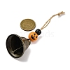 Halloween Iron Bell Hanging Ornaments HJEW-JM02437-3