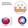 Two Tone Resin European Beads RPDL-NB0001-07-5