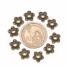 Tibetan Style Alloy Bead Caps LS-K0P34071-2