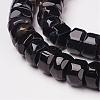 Natural Black Agate Beads Strands G-D169-03A-2