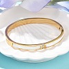 304 Stainless Steel Rhinestone Bangles for Women BJEW-Z092-07G-3