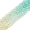 Baking Painted Glass Bead Strands DGLA-A039-T6mm-A013-4