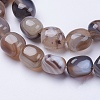 Natural Striped Agate/Banded Agate Beads Strands G-I198C-B-14-3