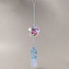 Glass Wind Chimes DJEW-WH0016-33B-1