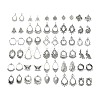 Tibetan Style Alloy Chandelier Component Links & Connector Rhinestone Settings FIND-WH0110-041-1