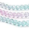 Transparent Painted Glass Beads Strands LS-DGLA-A034-T4mm-A10-4