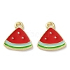 Fruit Alloy Enamel Charms PALLOY-S058-01LG-05-1